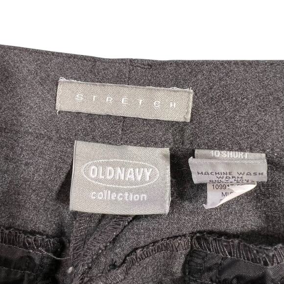 Old Navy Womens Dress Pants Straight Leg Stretch Career Solid Gray Size 10 Short - Picture 7 of 8